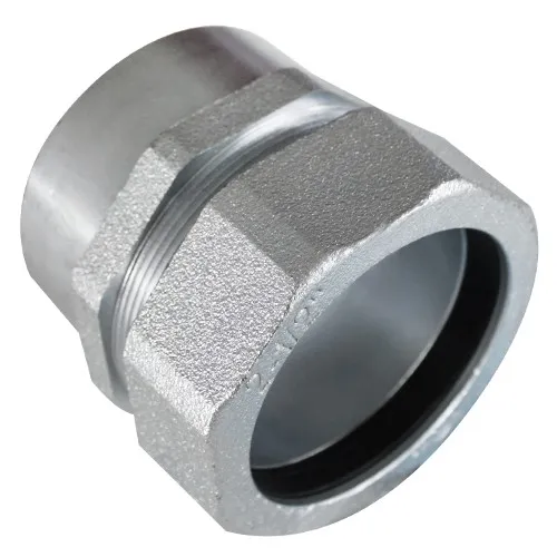 Steel 1"Rigid To Emt Coupling Compression Type